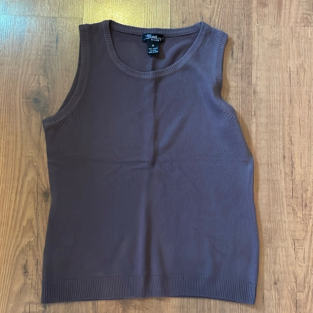 SML Design brown vest.